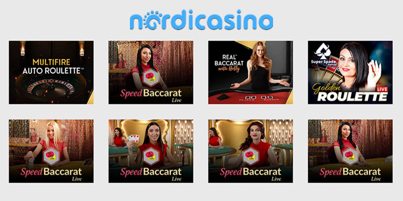 Un casino live disponible à NordiCasino