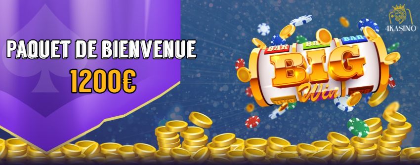  4Kasino bonus de bienvenue